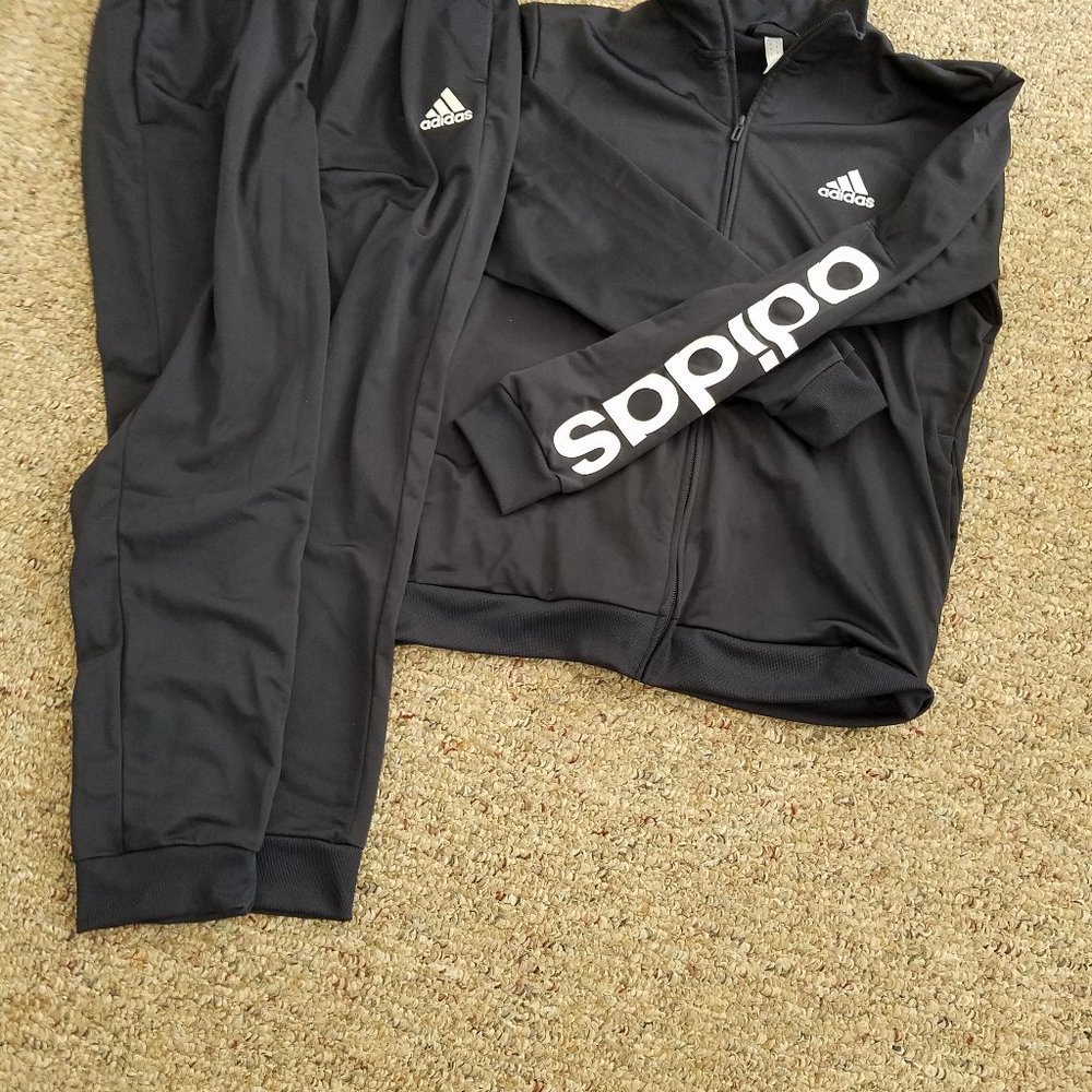 adidas Men's Tracksuit Legend Ink / White Size Large Like New